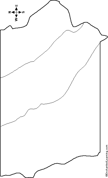 outline map of Iowa