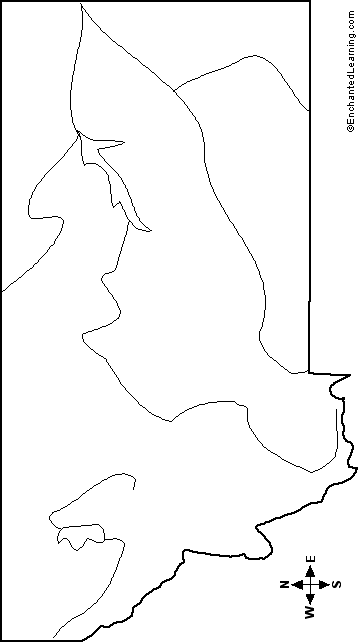 outline map of Montana