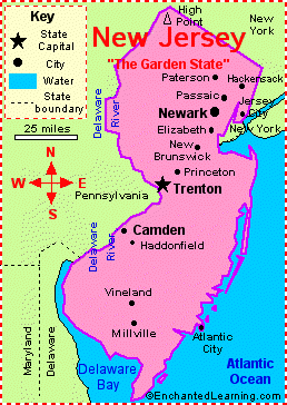 how big is new jersey in square miles