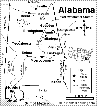 Search result: 'Alabama Map/Quiz Printout'