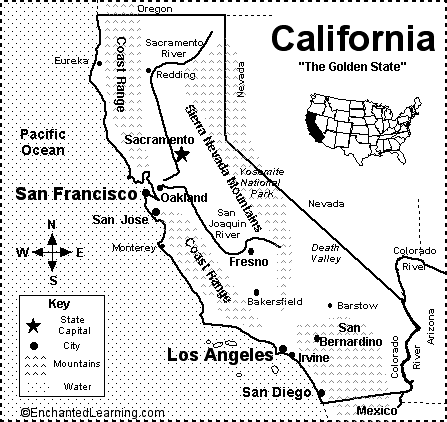 Search result: 'California Map/Quiz Printout'
