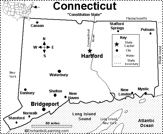 Search result: 'Connecticut Map/Quiz Printout'