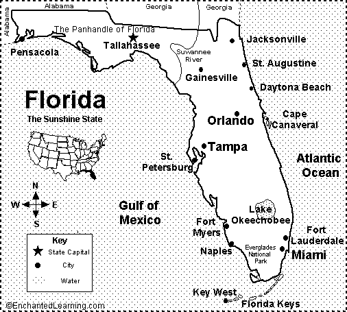 Search result: 'Florida Map/Quiz Printout'