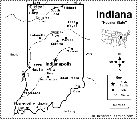 Search result: 'Indiana Map/Quiz Printout'