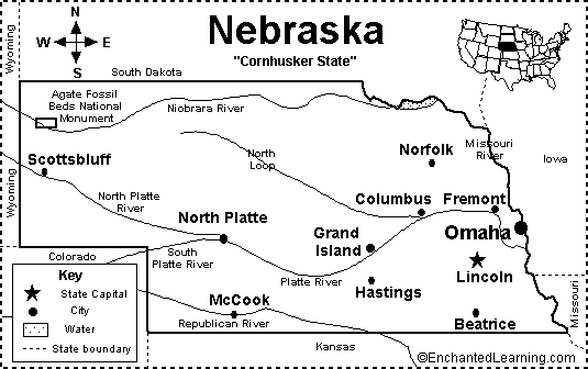 Search result: 'Nebraska Map/Quiz Printout'