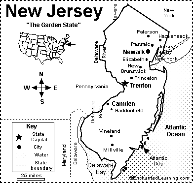 Search result: 'New Jersey Map/Quiz Printout'