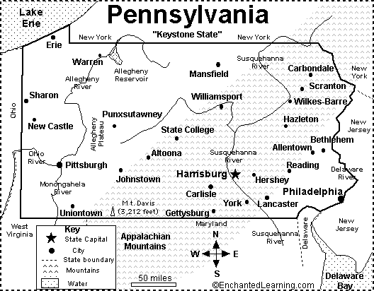 Search result: 'Pennsylvania Map/Quiz Printout'