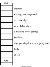 Search result: 'Food-Themed Word Ladders Worksheet'