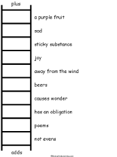 Search result: 'Math-Themed Word Ladder Worksheet #1'