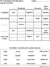 words by category