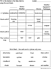 words by category