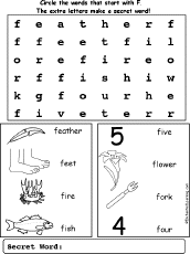 f words wordsearch