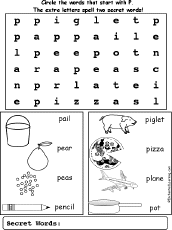 P words wordsearch