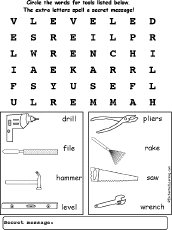 tools wordsearch