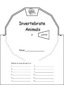 Search result: 'Invertebrates Wheel : Printable Worksheet'