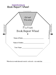 Search result: 'Fiction Book Report Wheel - Top: Printable Worksheet'
