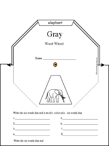 Search result: 'G - Word Wheels: Printable Worksheet'