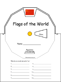 Search result: 'Flags of the World Wheel : Printable Activity'