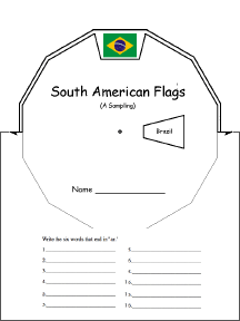 Search result: 'South American Flags Wheel : Printable Worksheet'