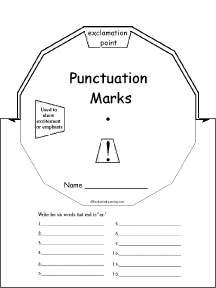 Search result: 'Punctuation Marks Wheel : Printable Worksheet'