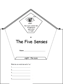 Search result: 'Five Senses Wheel: Printable Worksheet'