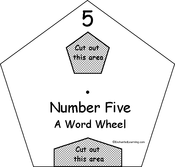Search result: 'Number Five Wheel - Top: Printable Worksheet'