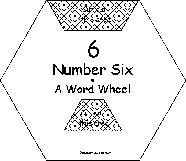 Search result: 'Number Six Wheel - Top: Printable Worksheet'