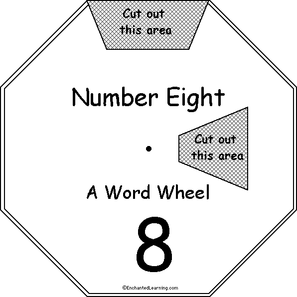Search result: 'Number Eight Wheel - Top: Printable Worksheet'