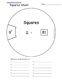 Search result: 'Squares Wheel: Printable Worksheet'