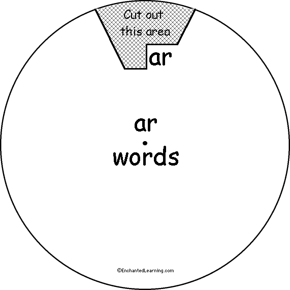 Search result: 'AR Word Wheel - Top: Printable Worksheet'