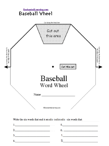 Search result: 'Baseball Wheel  - Top: Printable Worksheet'
