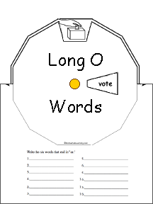 Search result: 'Long O Word Wheel : Printable Worksheet'