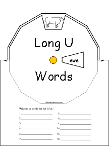 Search result: 'U - Word Wheels: Printable Worksheet'