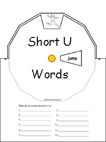 Short U Alphabet Activities at EnchantedLearning.com